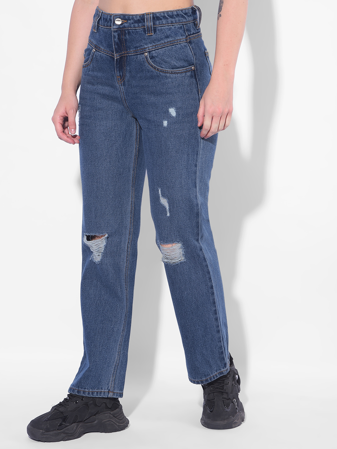 Numero Uno Women Solid Blue Jeans